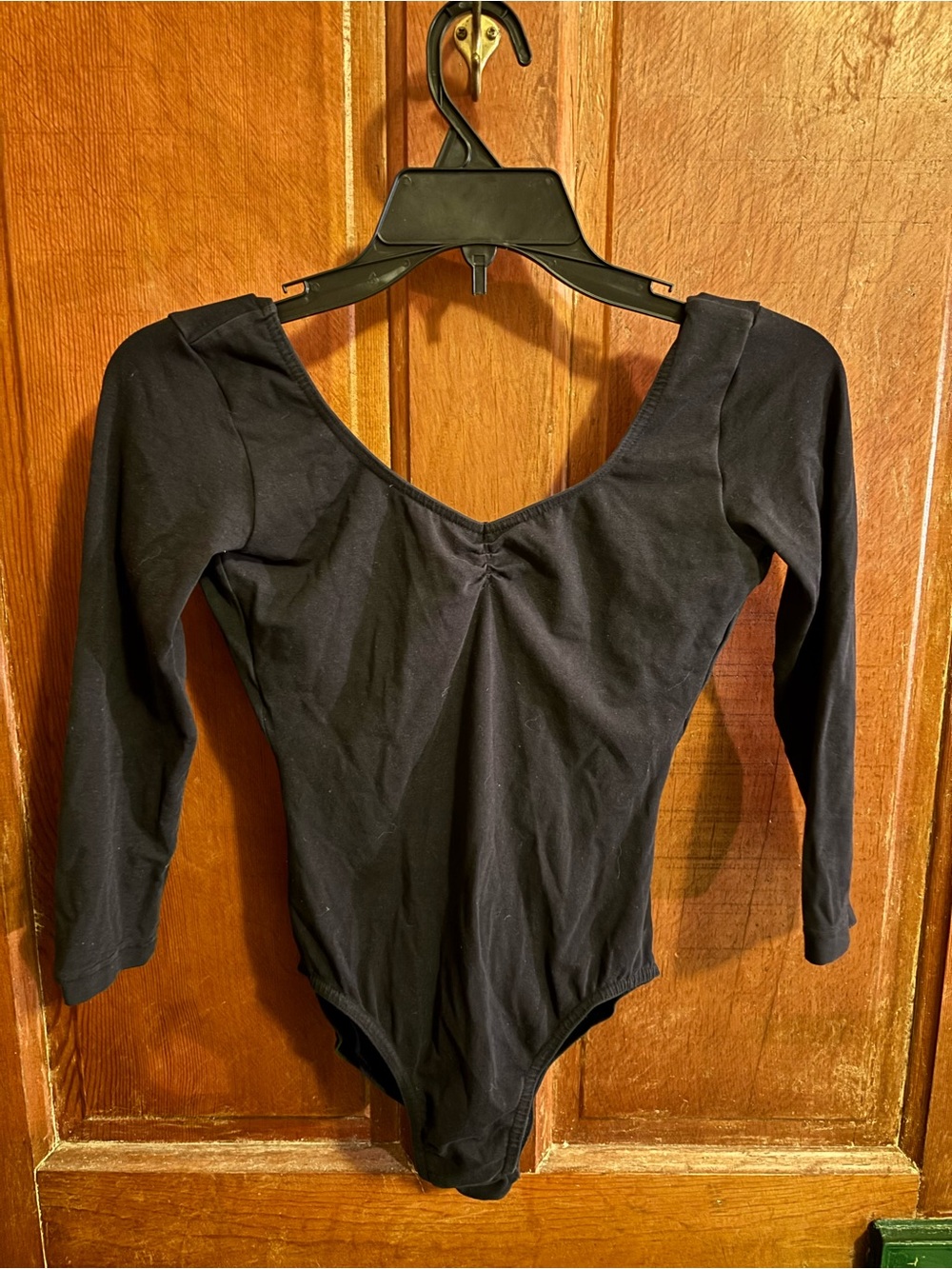 Bloch Black Long Sleeve Dance Leotard